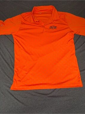 Antigua Orange OSU Logo Polo